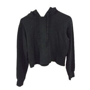 BP Sz Small Womens Black Cropped Hoodie